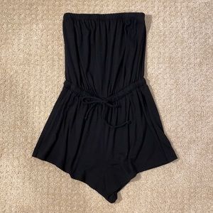 Mossimo black strapless romper
